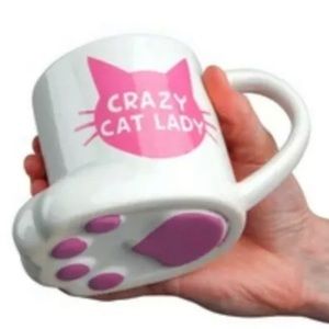 Bigmouth Crazy Cat Lady Coffee Mug Cat’s Paw